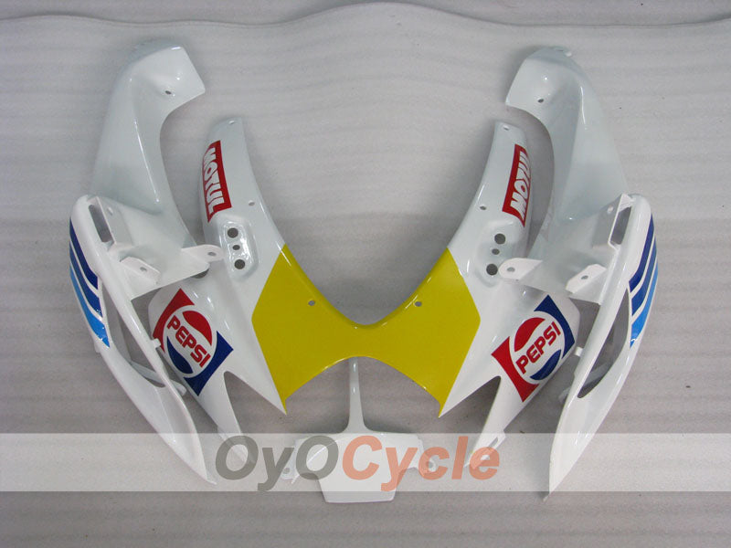 Injection Fairing kit for 06-07 GSX R600 - Yellow, White - MICHELIN, MOTUL, PEPSI #OYO87901596