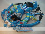 Injection Fairing kit for 06-07 GSX R750 - Blue, Black - Rizla+ #OYO87901368