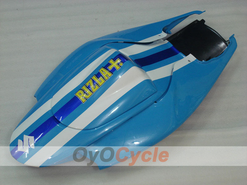 Injection Fairing kit for 06-07 GSX R600 - Blue, Black - DUNLOP, Rizla+ #OYO87901601