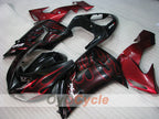 Injection Fairing kit for 06-07 NINJA ZX-10R - Red, Black - Flame #OYO87901612