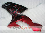 Injection Fairing kit for 06-07 NINJA ZX-10R - Red, Black - Flame #OYO87901612