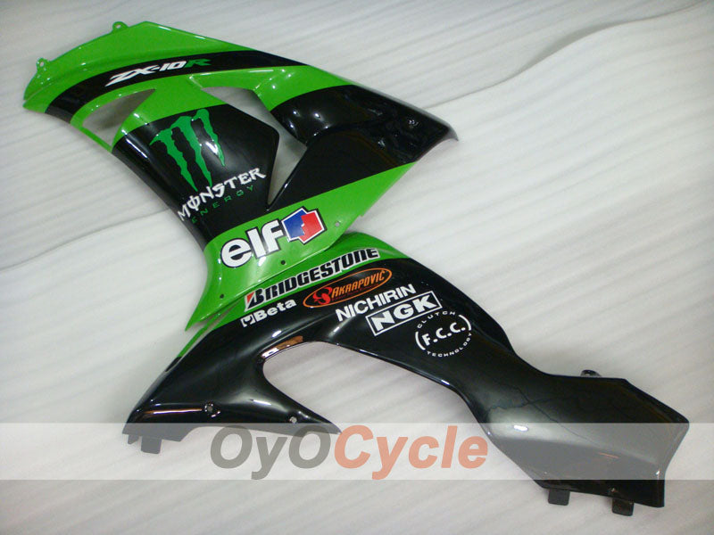 Left & Right Side Fairing For Kawasaki 06-07 Ninja ZX-10R #OYO87913384 Main image