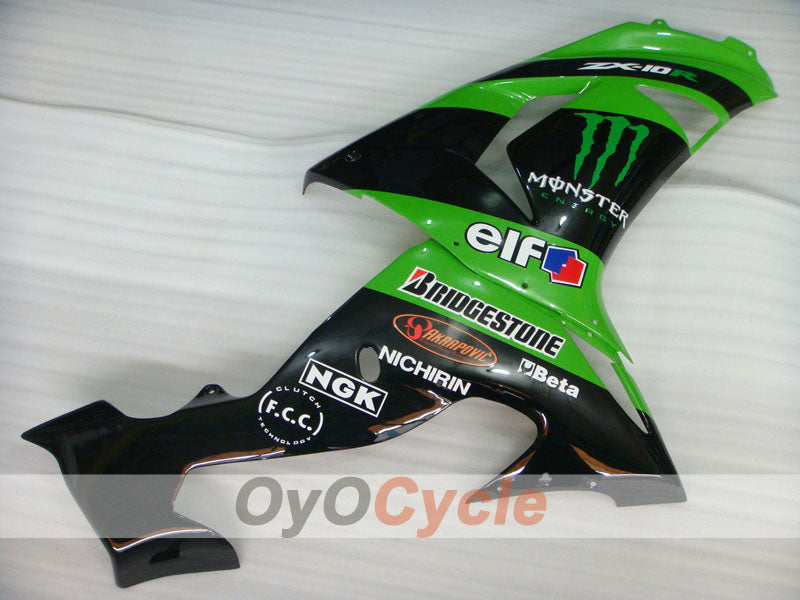 Left & Right Side Fairing For Kawasaki 06-07 Ninja ZX-10R #OYO87913384
