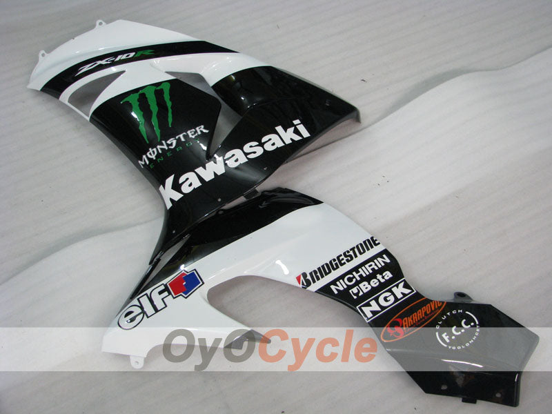 Left & Right Side Fairing For Kawasaki 06-07 Ninja ZX-10R #OYO87913388