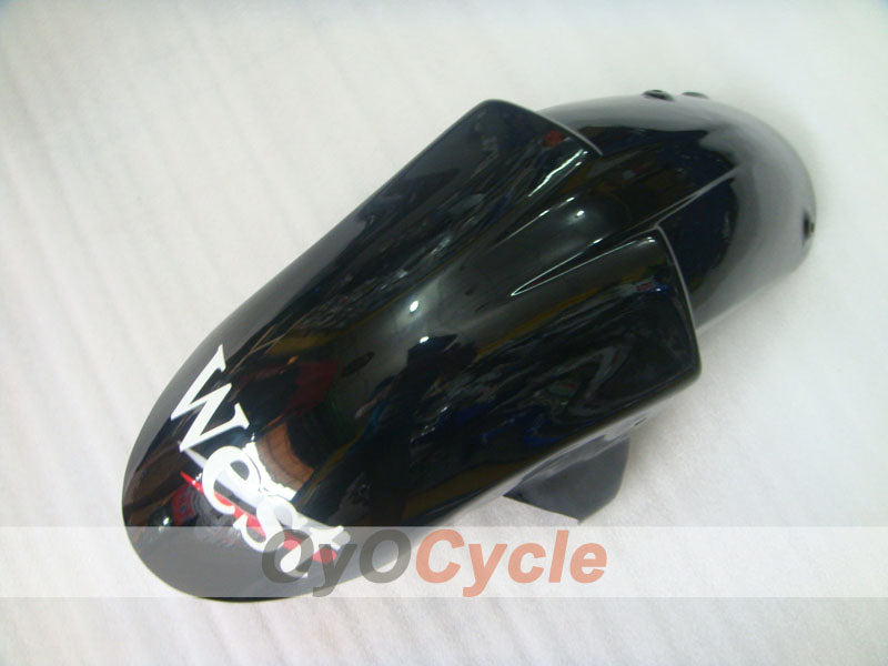 Injection Fairing kit for 06-07 NINJA ZX-10R - White, Black - West #OYO87901631
