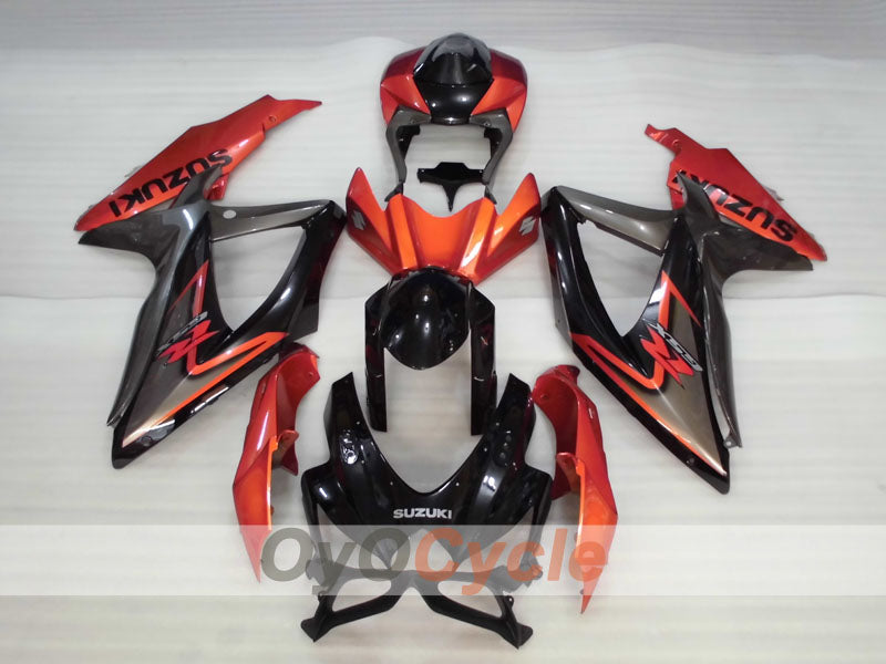 Injection Fairing kit for 08-10 GSX R750 - Red, Black - Factory Style #OYO87901398 Secondary image