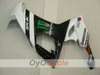 Injection Fairing kit for 08-10 NINJA ZX-10R - White, Black - Monster #OYO87901659