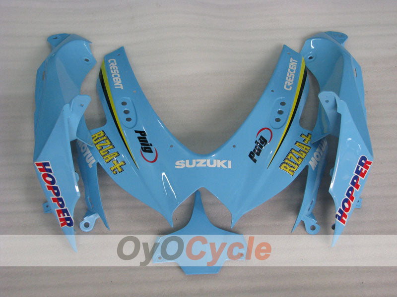 Injection Fairing kit for 08-10 GSX R750 - Blue, Black - Rizla+ #OYO87901456