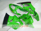Injection Fairing kit for 00-02 NINJA ZX-6R - Green, Black - Factory Style #OYO87901692