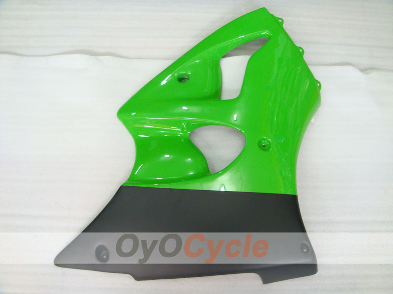 Injection Fairing kit for 00-02 NINJA ZX-6R - Green, Black - Factory Style #OYO87901692