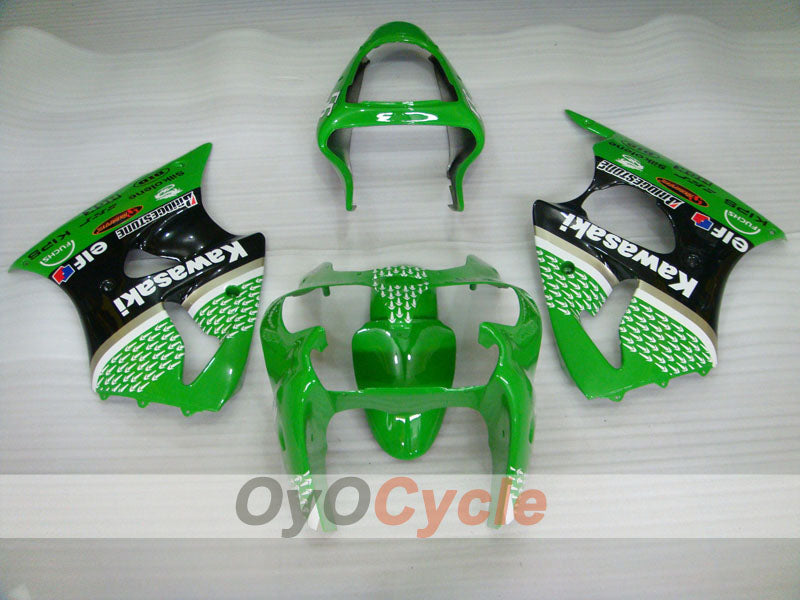 Injection Fairing kit for 00-02 NINJA ZX-6R - Green, Black - Factory Style #OYO87901695 Secondary image
