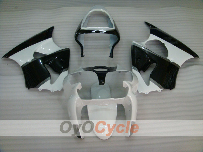 Injection Fairing kit for 00-02 NINJA ZX-6R - White, Black - Factory Style #OYO87901700 Secondary image