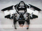 Injection Fairing kit for 00-02 NINJA ZX-6R - White, Black - Factory Style #OYO87901705