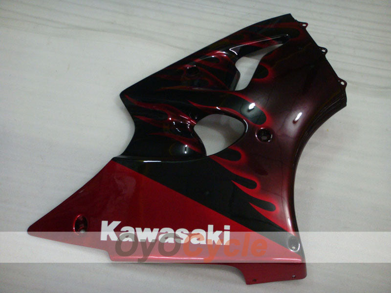 Left & Right Side Fairing For Kawasaki 00-02 Ninja ZX-6R #OYO87912920 Secondary image