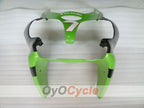 Injection Fairing kit for 00-02 NINJA ZX-6R - Green, Black - Monster #OYO87901721
