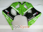 Injection Fairing kit for 00-02 NINJA ZX-6R - Green, Black - Monster #OYO87901721