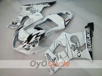 Injection Fairing kit for 03-04 GSX R1000 - White, Black - Corona #OYO87901727