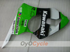 Injection Fairing kit for 00-02 NINJA ZX-6R - Green, Black - Nakano #OYO87901734