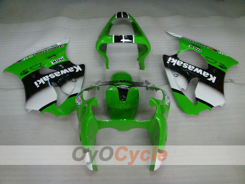 Injection Fairing kit for 00-02 NINJA ZX-6R - Green, Black - Nakano #OYO87901734 Secondary image