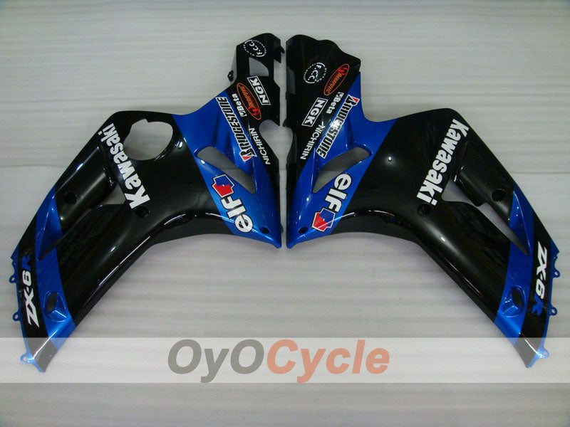 Left & Right Side Fairing For Kawasaki 03-04 Ninja ZX-6R #OYO87913010