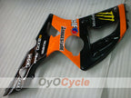 Injection Fairing kit for 03-04 NINJA ZX-6R - Orange, Black - Monster #OYO87901811