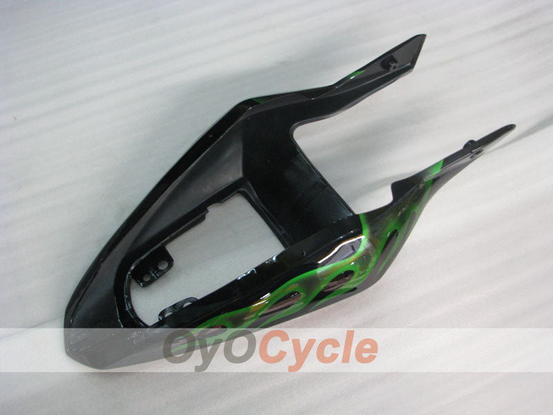 Injection Fairing kit for 03-04 GSX R1000 - Green, Black - Flame #OYO87901829
