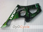 Injection Fairing kit for 03-04 GSX R1000 - Green, Black - Flame #OYO87901829