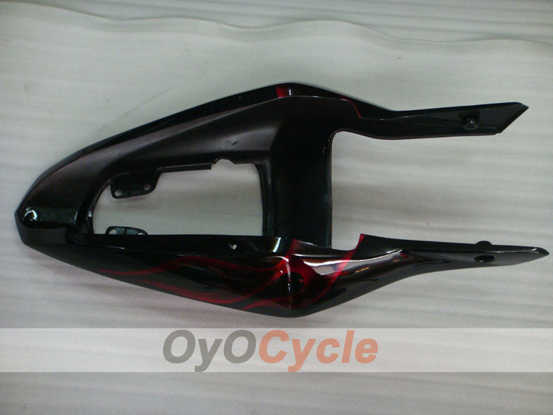 Injection Fairing kit for 03-04 GSX R1000 - Red, Black - Flame #OYO87901833