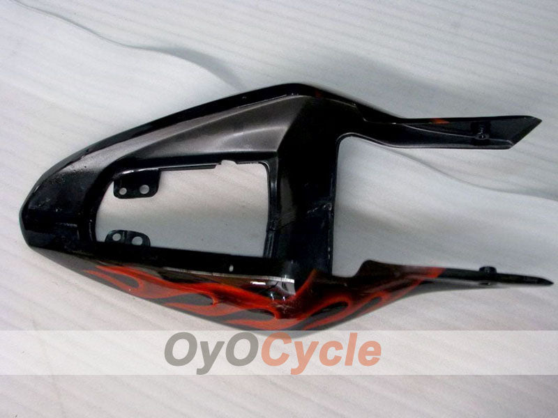 Injection Fairing kit for 03-04 GSX R1000 - Red, Black - Flame #OYO87901834
