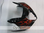 Injection Fairing kit for 03-04 GSX R1000 - Red, Black - Flame #OYO87901834