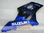 Injection Fairing kit for 03-04 GSX R1000 - Blue, Black - Flame #OYO87901837