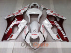 Injection Fairing kit for 03-04 GSX R1000 - Red, White - Jordan #OYO87901839