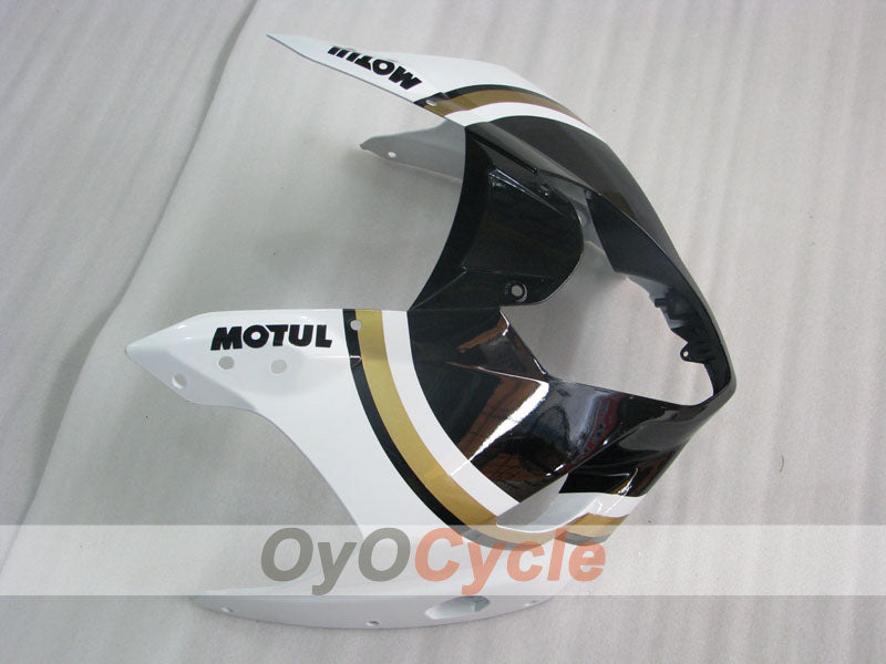 Injection Fairing kit for 03-04 GSX R1000 - White, Black - Lucky Strike #OYO87901840