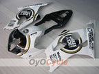 Injection Fairing kit for 03-04 GSX R1000 - White, Black - Lucky Strike #OYO87901840