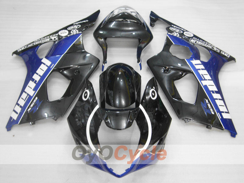 Injection Fairing kit for 03-04 GSX R1000 - Blue, Black - Jordan #OYO87901841 Secondary image