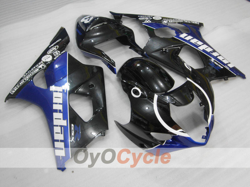 Injection Fairing kit for 03-04 GSX R1000 - Blue, Black - Jordan #OYO87901841 Main image
