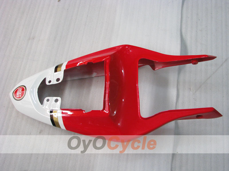 Injection Fairing kit for 03-04 GSX R1000 - Red, White - Lucky Strike #OYO87901843