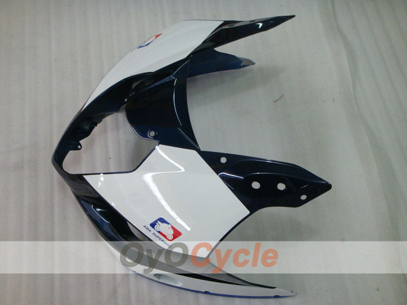 Injection Fairing kit for 03-04 GSX R1000 - White, Black - MOTOREX #OYO87901845
