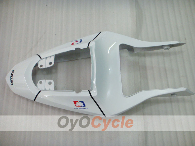 Injection Fairing kit for 03-04 GSX R1000 - White, Black - MOTOREX #OYO87901845