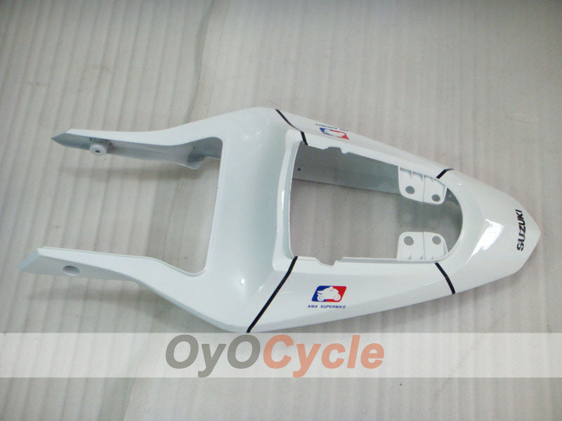 Injection Fairing kit for 03-04 GSX R1000 - White, Black - MOTOREX #OYO87901845