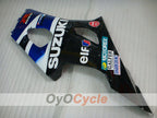 Injection Fairing kit for 03-04 GSX R1000 - White, Black - MOTOREX #OYO87901845