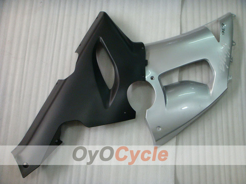 Injection Fairing kit for 05-06 NINJA ZX-6R - Black, Silver - Factory Style #OYO87901850