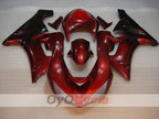 Injection Fairing kit for 05-06 NINJA ZX-6R - Red, Black - Flame #OYO87901867