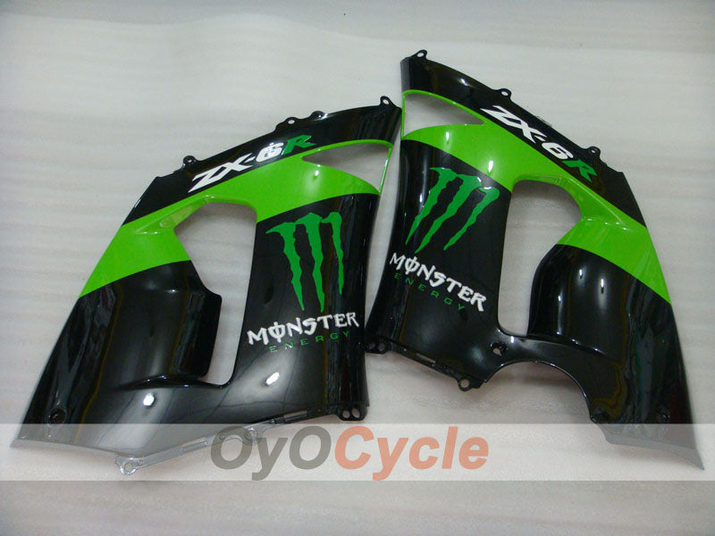 Left & Right Side Fairing For Kawasaki 05-06 Ninja ZX-6R #OYO87913112