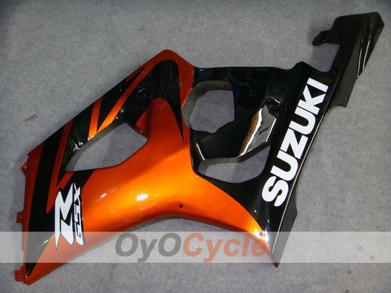 Injection Fairing kit for 03-04 GSX R1000 - Orange, Black - Factory Style #OYO87901886