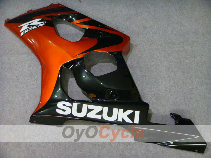 Injection Fairing kit for 03-04 GSX R1000 - Orange, Black - Factory Style #OYO87901886