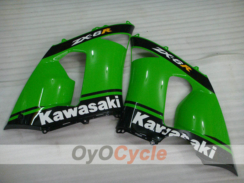Left & Right Side Fairing For Kawasaki 05-06 Ninja ZX-6R #OYO87913115
