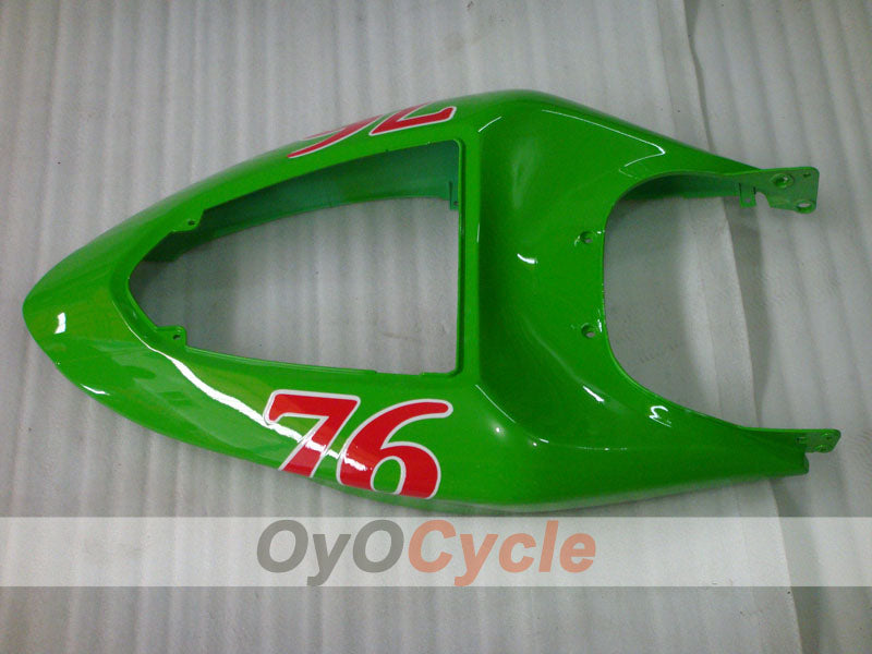 Injection Fairing kit for 05-06 NINJA ZX-6R - Green, Black - Nakano #OYO87901889