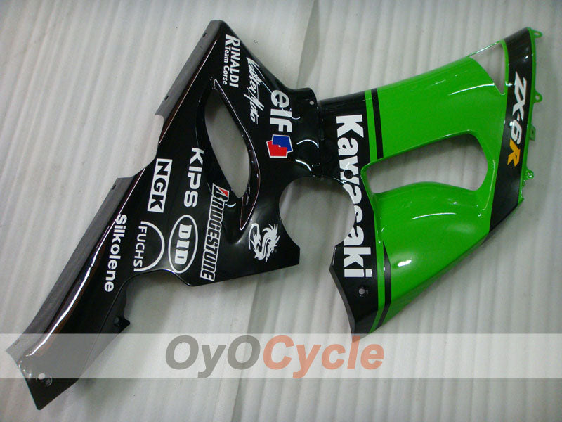 Left & Right Side Fairing For Kawasaki 05-06 Ninja ZX-6R #OYO87913115