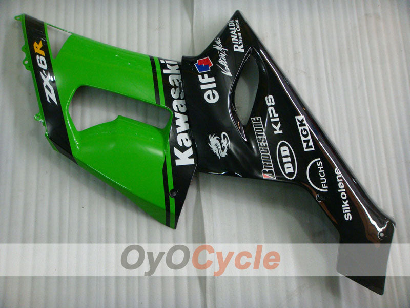 Left & Right Side Fairing For Kawasaki 05-06 Ninja ZX-6R #OYO87913115